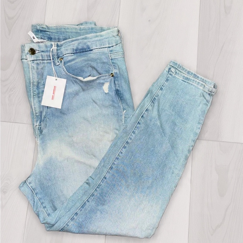 Good American Good Waist crop